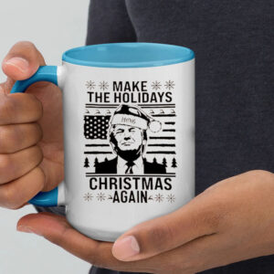 Make The Holidays Christmas Again Trump Santa ugly Christmas Mug