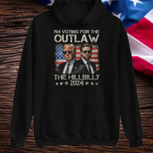 Trump I’m Voting For The Outlaw And The Hillbilly 2024 Vintage T-Shirt6