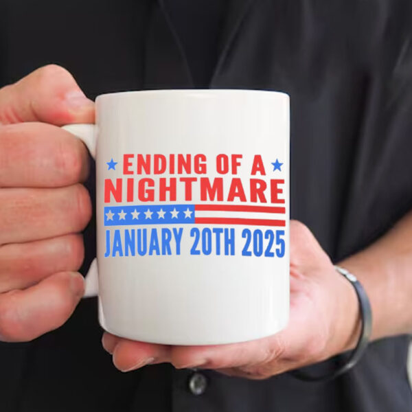 Trump Vance 2025 Inauguration Day Mug ,Ending Of A Nightmare January 20th 20252