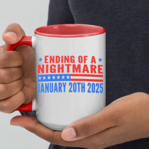 Trump Vance 2025 Inauguration Day Mug ,Ending Of A Nightmare January 20th 202565