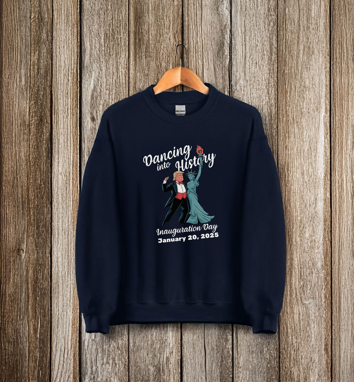 Trump Dancing Into History, Inauguration Day January 20, 2025 T-Shirt