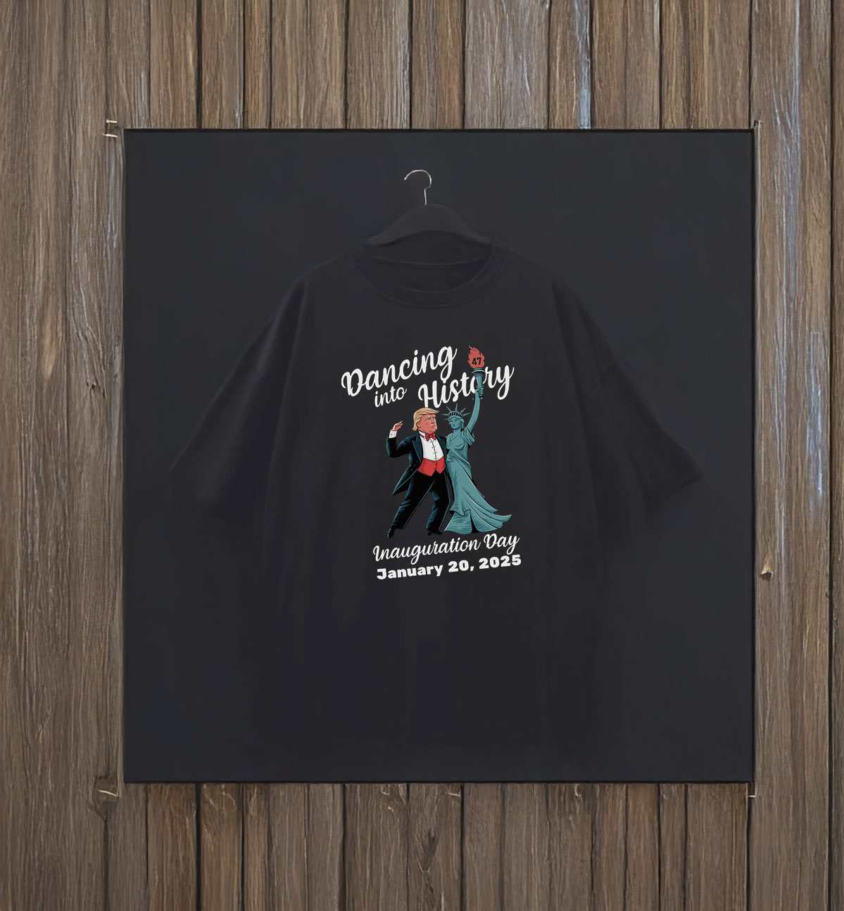 Trump Dancing Into History, Inauguration Day January 20, 2025 T-Shirt