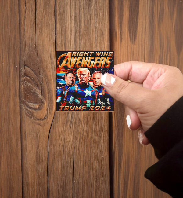 Trump Right Wing Avengers Sticker ,Car Magnet