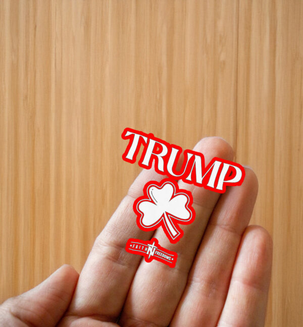 Trump St. Patrick’s Day Shamrock Sticker ,Car Magnet