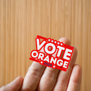 Trump orange man bad vote orange 2025 Sticker ,Car Magnet