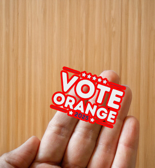 Trump orange man bad vote orange 2025 Sticker ,Car Magnet