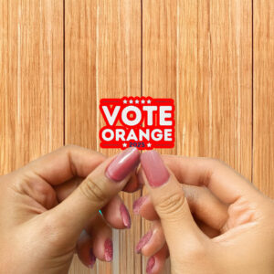 Trump orange man bad vote orange 2025 Sticker ,Car Magnet