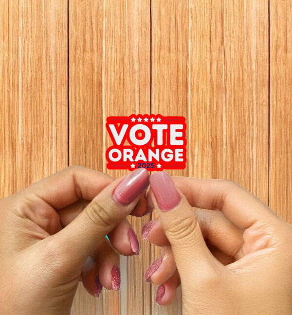 Trump orange man bad vote orange 2025 Sticker ,Car Magnet